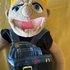 Melissa   Doug Construction Worker Puppet Harry I  Beamer  2555 - Rod Included