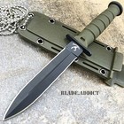 6  Tactical Combat Neck Knife Survival Hunting Military Bowie Dagger Fixed Blade