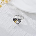 Aoboco Sterling Silver Dog Urn Ring For Ashes Dog Memorial Keepsake Cremation
