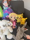 Lot Of Assorted Plush Toys   Mixed Animals   Variety Of Brands  20 Pcs New used