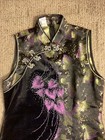 Classic Brocade And Velvet Cheongsam Qipao Dress Dual Colors Size Xxl