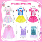 16 Pcs Princess Dress Up Clothes For Little Girl Role Play Costume Gift Set  Pri
