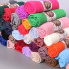 Muslim Womens Maxi Crinkle Hijabs Cotton Scarf Islam Shawls And Wraps Scarves