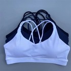 Women   s Cross Back Sports Bra   Padded Fitness Top   Yoga Gym Workout Bra