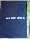 Walt Disney World Co  Authentic Blue Money Bank Bag Internal Park History Rare