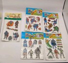 Vtg 1979 Dc Comic Lot - Puffy Stickers Batman  Spider Man  superman   Star Wars