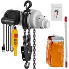 Electric Chain Hoist Single Phase Crane Hoist 2200 Lbs Load 10 Ft Lifting