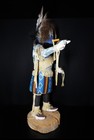 13  Signed Jean Yazzie Navajo Ya   i Corn Dancer Kachina Doll Hand Carved Wood 