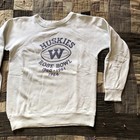 Vintage 60   s 1964 Washington Huskies Rose Bowl White Cotton Sweatshirt Aawu 34