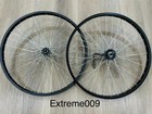26  Weinmann Bicycle Alloy Black Chrome Wheels 36 Spoke Front   Rear Coaster 12g