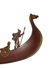 Vintage 1960 s Syroco Mid Century Viking Ship 40  Wall Hanging Art Decor Usa
