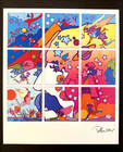 Peter Max   Beautiful   Signed Print    New Frame