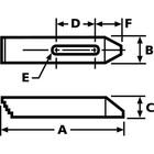 Te-co 30502 Serrated End Clamp  1 In  4 In  5 8 In