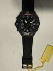 Invicta Aviator Ascend 50mm Watch Black Silicone Band  Iridescent 39901 New