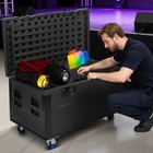 Road Trunk Case Flight Case Utility Waterproof 1102 Lb Detachable Ata Road Case