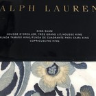 New Ralph Lauren Blanc Bleu Fallon   1  King Pillow Sham White Blue Floral