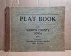 1937 Plat Book Of Worth County Iowa Staple-bound Paperback Maps