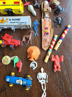 Junk Drawer Toy Lot 30  Diecast Cars Gumball Prizes Campbell 66 Whistle Vtg Kids
