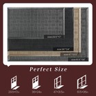 Front Door Mat Indoor Outdoor Entrance  Dirt Trapping Waterproof All-season     