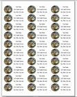150 Squirrel Stained Glass Style Mailing Return Address Labels Personalized