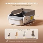 Pawhut Self Cleaning Cat Litter Box  Automatic Litter Box With App Control