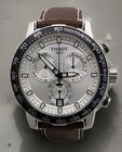 Tissot Supersport T125 617 16 031 00 Chrono White Dial  Leather Strap