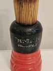 Vintage Ever-ready Black orange Red Bakelite Handle Shaving Brush Made In Usa