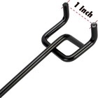 4-inch Pegboard Hooks Hanger Organizer Assortment With Red Cap  50-piece  Black