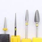 4pcs Kit Carbide Drill Nail Bits Nailart Electric Drill Machine Files Nail Tools