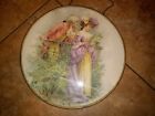 Vintage Victorian Flue Chimney Cover Couple 9 1 2 Diameter 