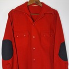 Vintage Boy Scouts Of America Official Jacket Mens Small Red Wool Elbow Patches