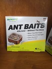 Lot Of 2 Rescue Ant Bait 4 Indoor Bait Stations Ea  8 Total  Kills Mess-free New