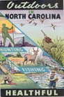 1939 North Carolina Photo Travel Brochure Hunting Fishing Parks Forests Vg