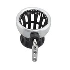 Motorcycle Handlebar Cup Holder Drink W  Mesh Basket Mount Fit For Harley Chrome