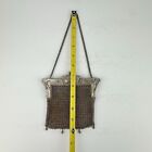 Vintage German Silver Mesh Chainmail Purse Art Deco Edwardian Evening Bag