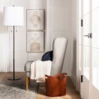 set Of 2  20  X 24  Abstract Shapes Framed Canvas Brown -
