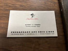 Lot 2pc Vintage Chesapeake   Ohio Chessie Card   Illinois Central 1928 Rule Book