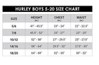 Hurley Boys Pull-on Draw-cord Back Pocket Swim Trunk