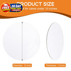 40-packs Cake Boards 10 Inch Round  White Cake Board Rounds White Cake