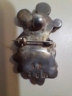 Zuni Vintage Sterling Silver Inlay Mickey Mouse Pin   Pendant By Mary Ann Pancho