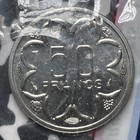 1976 Central African States Essai 50 Francs Lot mk216 High Grade  Beautiful 
