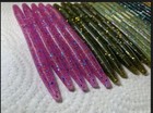 40ct 5-inch Mixed Lot Senko Style Stick Baits Soft Plastic Bass Fishing Worm