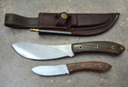 Engraved Custom Made Surgical Steel Hunting Knife With Walnut Wood Handle  sk 3 