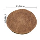 2pcs 8 Inch Round Coco Liners Natural Coconut Fiber For Hanging Basket Planter
