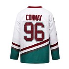 Mighty Ducks Jersey Movie Ice Hockey Jersey S-xxxl Charlie Conway  96 Adam Ba   