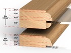 Round Over 3 Bit Glass Door Router Bit Set - 1 2  Shank - Yonico 12319