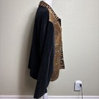 Tantrums Jacket Womens Xl Tiger Safari Tapestry Vtg 90s Animal Print Button Up