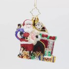 Christopher Radko - 1021714 - Nice List Santa Gem Ornament - Rare  Nib