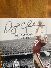 Dwight Clark Signed Autographed Photo 8x10 The Catch W  Inscription Coa Qty 