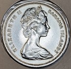 1966 Bahamas  2 Two Dollar 0 925 Silver Uncirculated Bu Coin Only 104 000 Minted